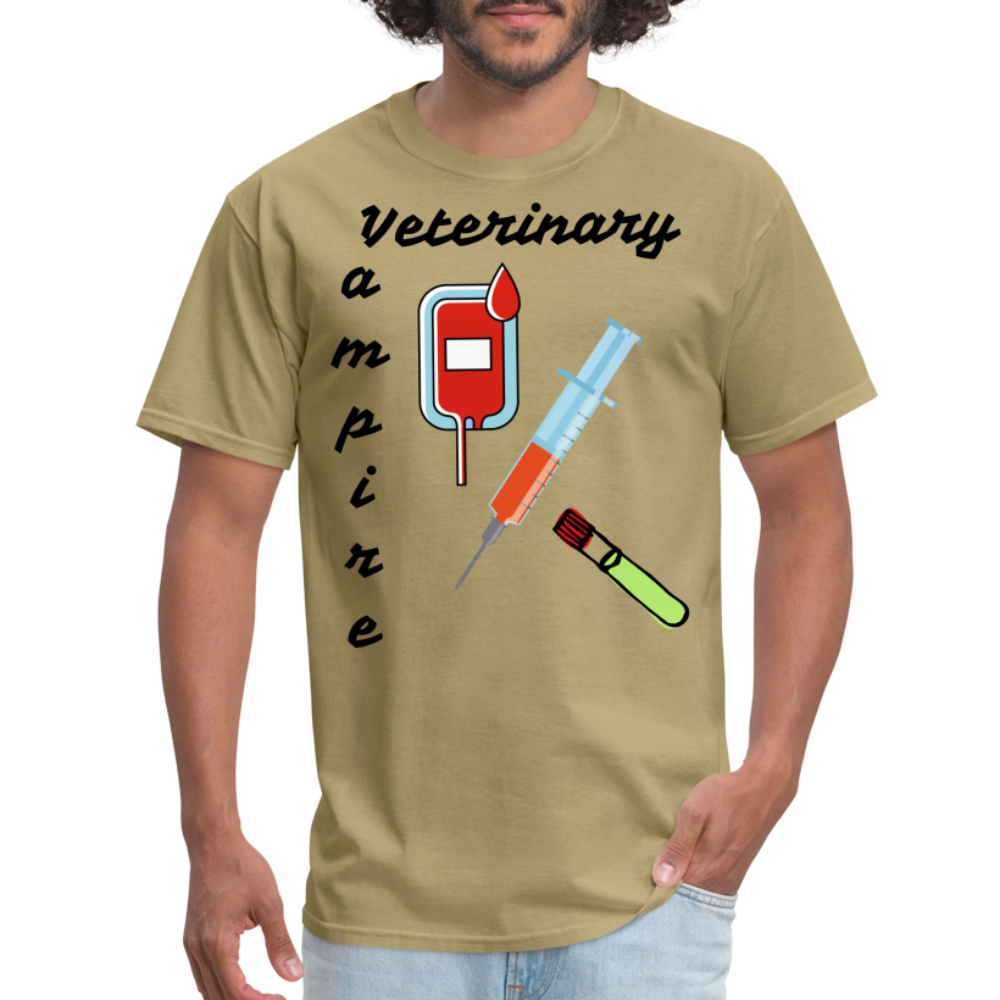 Veterinary Vampire Unisex Classic T-Shirt - khaki