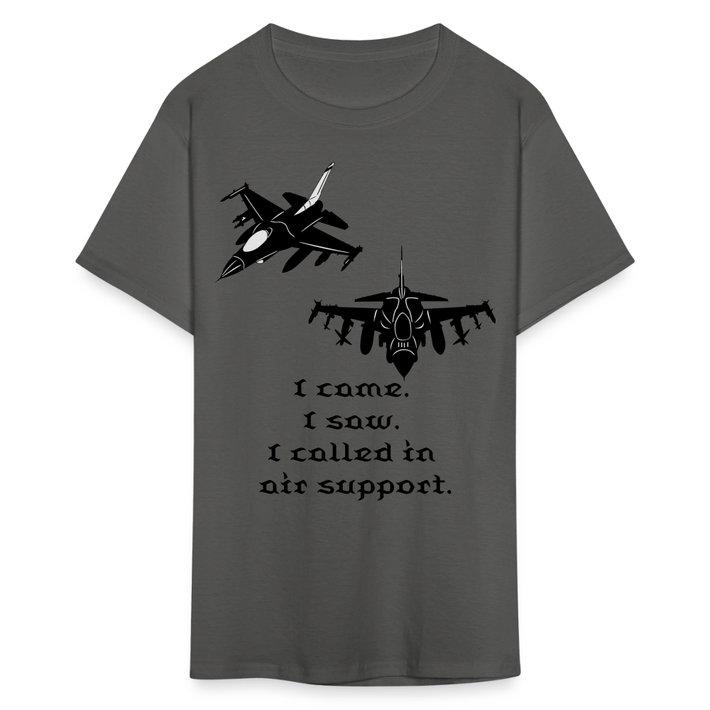 I Came I Saw Unisex Classic T-Shirt - charcoal