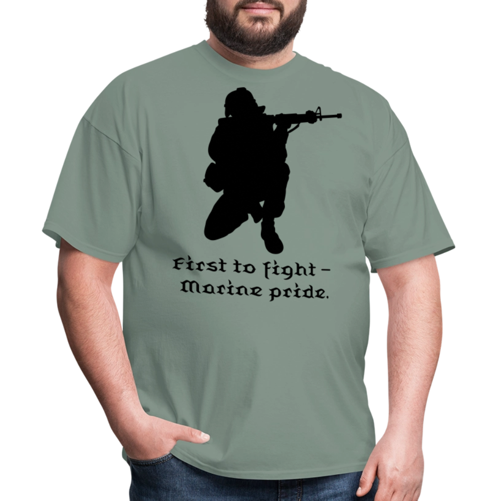First To Fight Unisex Classic T-Shirt - sage