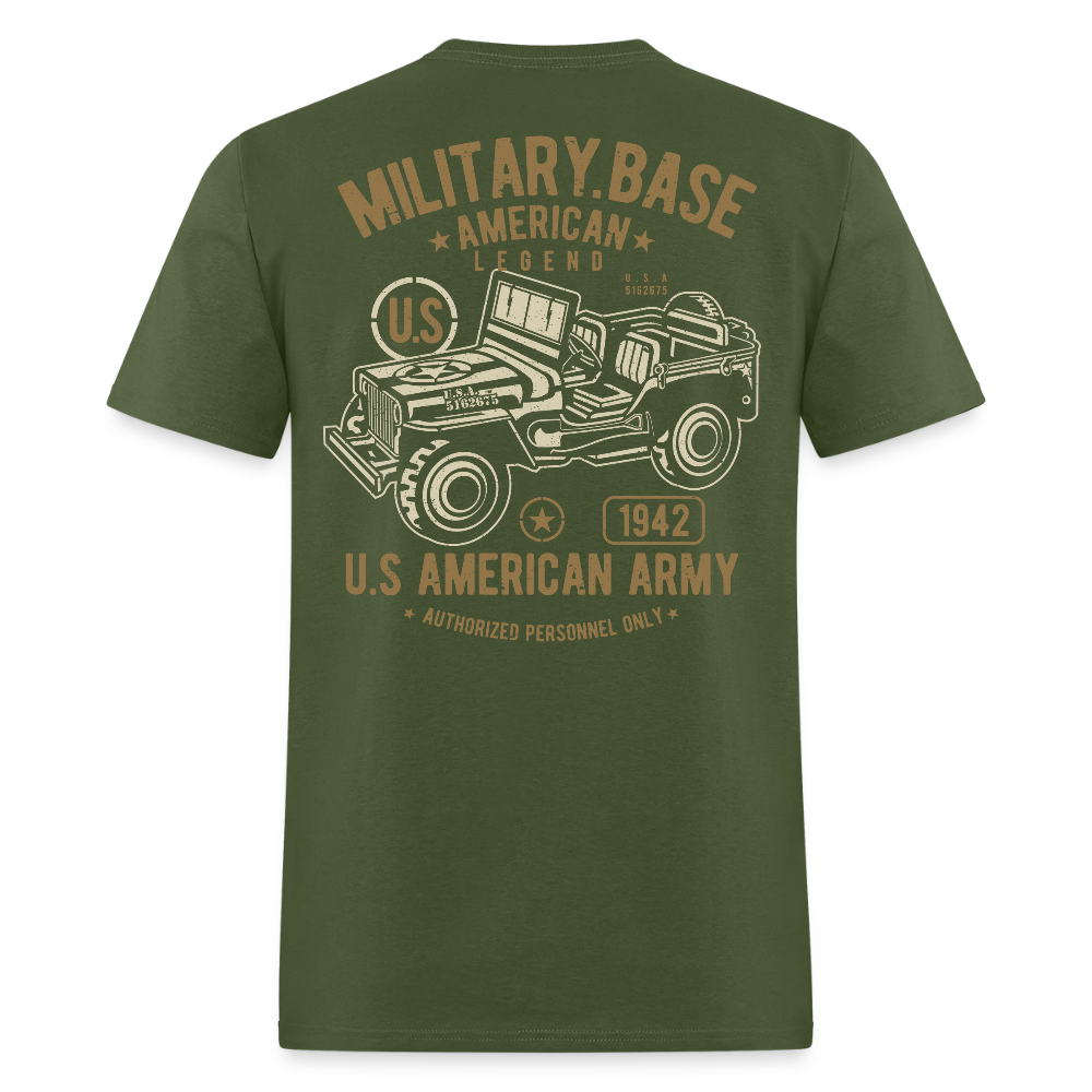 This We'll Defend Army Back Design Unisex Classic T-Shirt - military green
