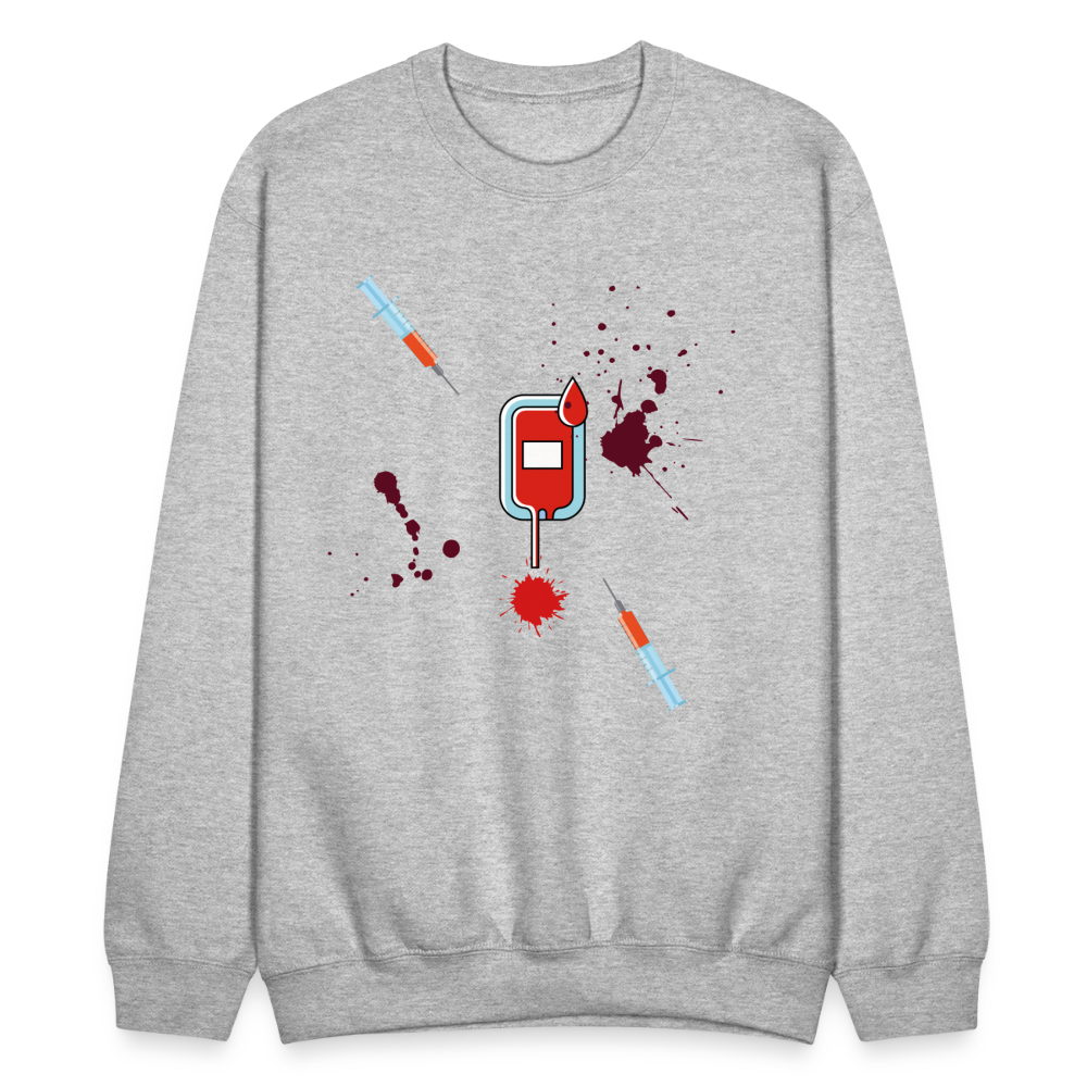 Vet Vampire Crewneck Sweatshirt - heather gray