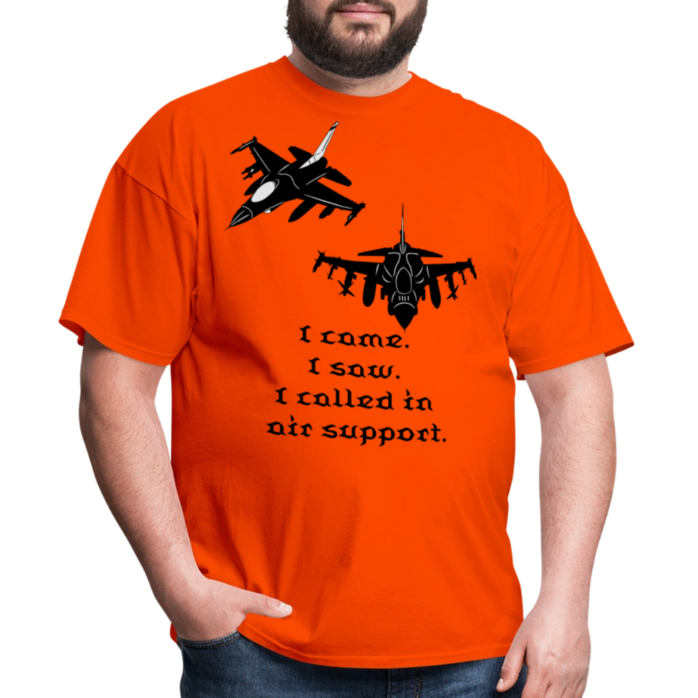 I Came I Saw Unisex Classic T-Shirt - orange