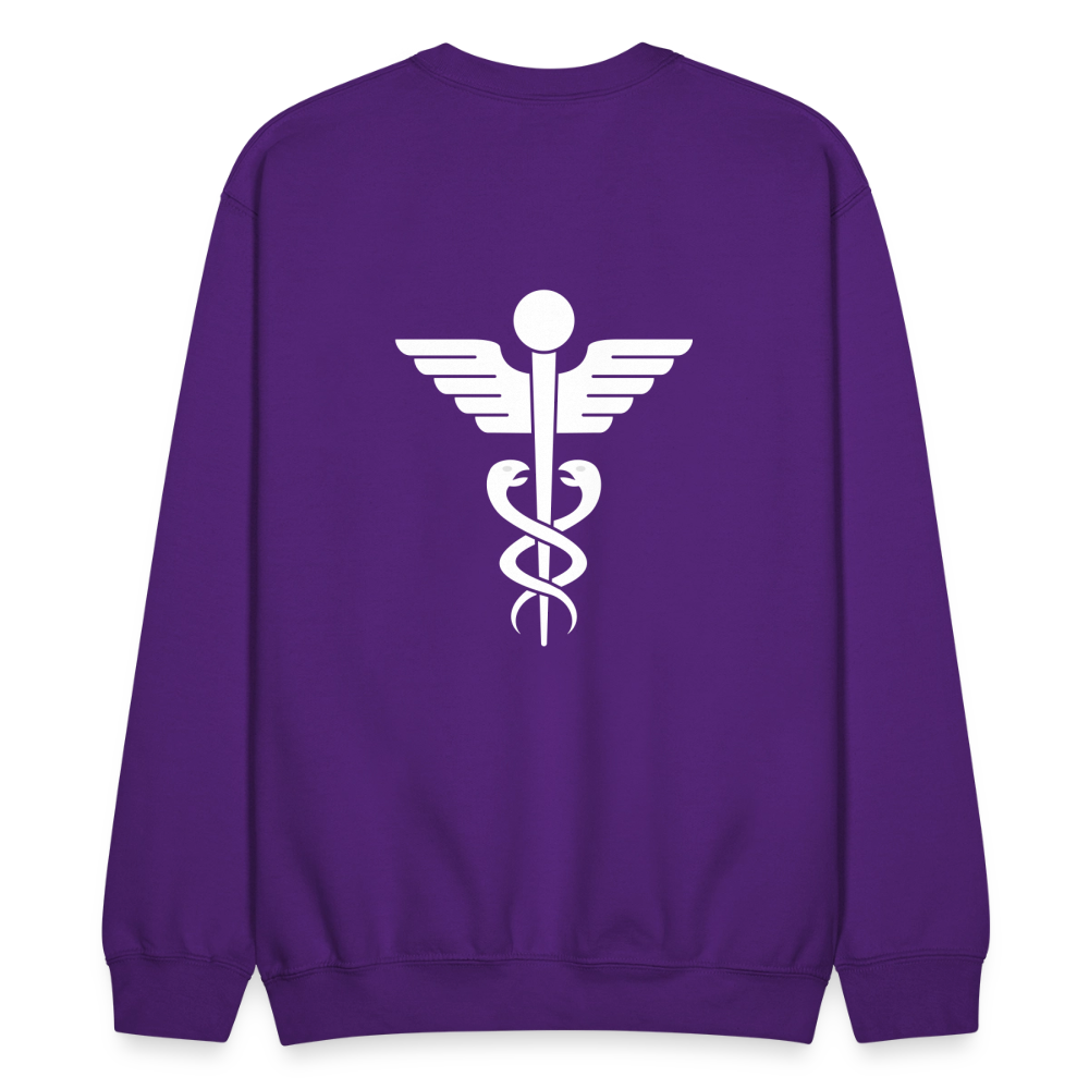 Vet Vampire Crewneck Sweatshirt - purple