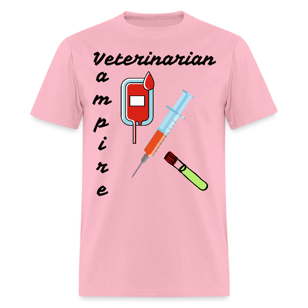 Veterinarian Vampire Unisex Classic T-Shirt - pink