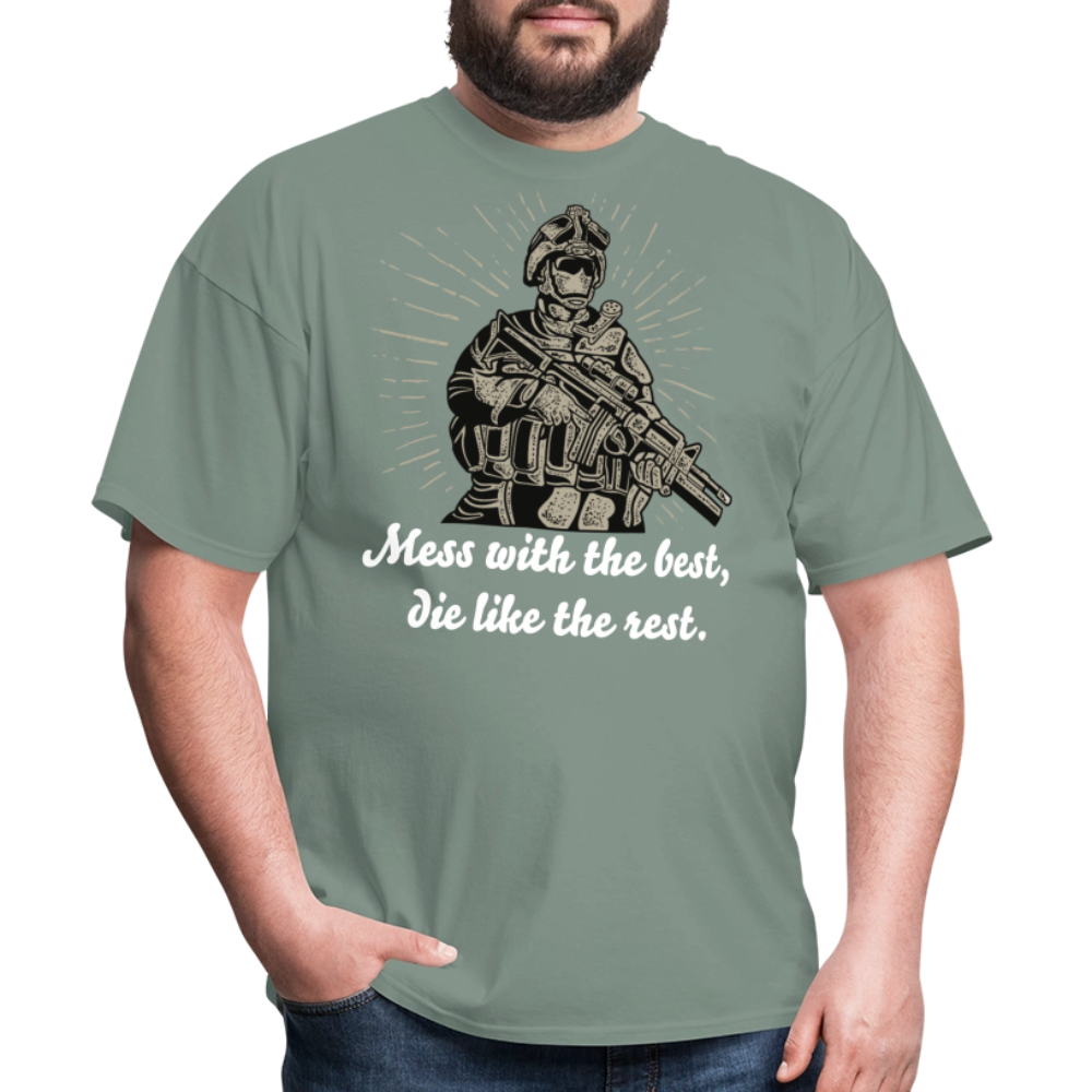 Mess With The Best Unisex Classic T-Shirt - sage