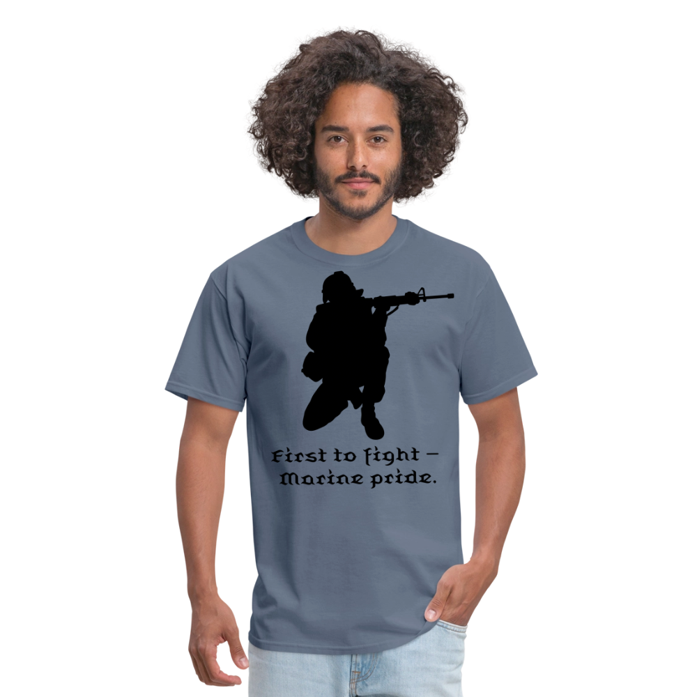 First To Fight Unisex Classic T-Shirt - denim