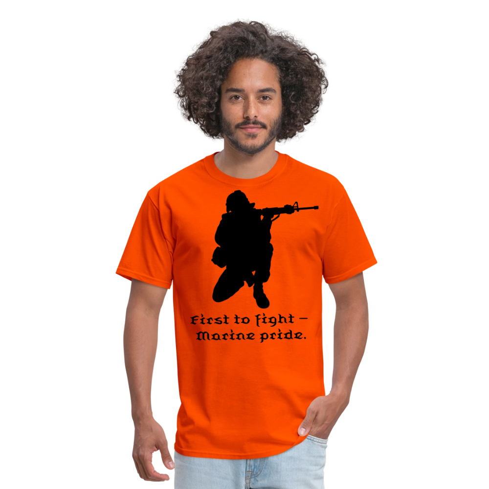First To Fight Unisex Classic T-Shirt - orange