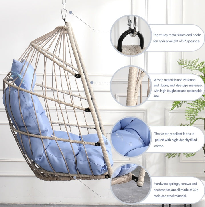 Metal Swing Sling Chair