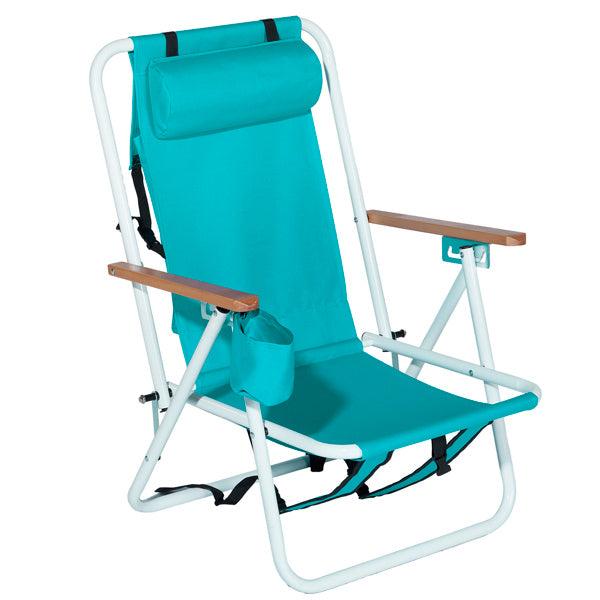 2pcs 23X21.7X31.5in Mint Green Beach Chair