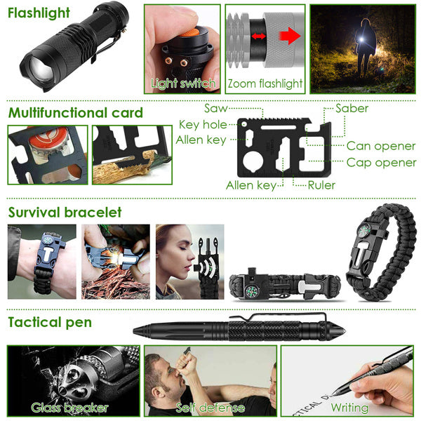 47 In 1 Survival Bag