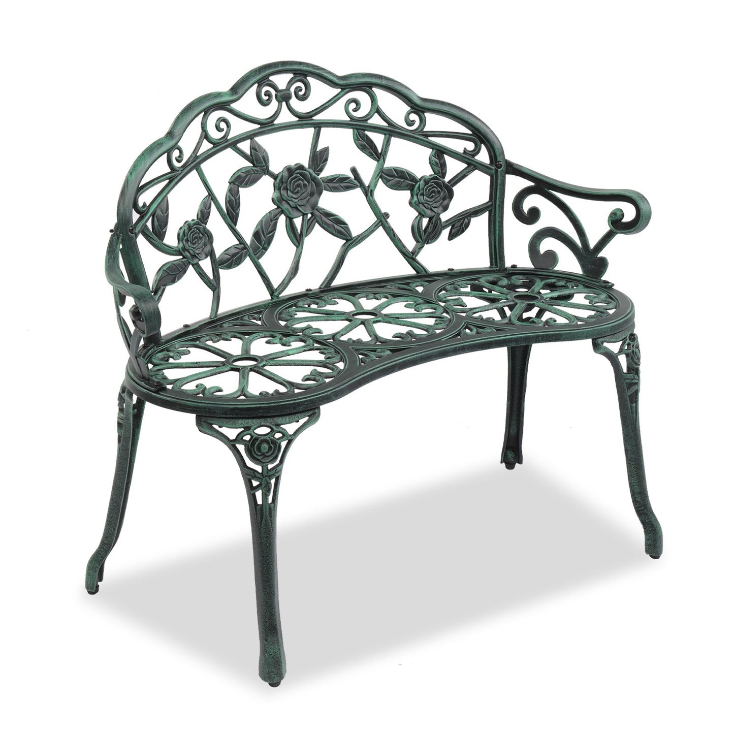 38.5in, Rose Shape,Courtyard Benches