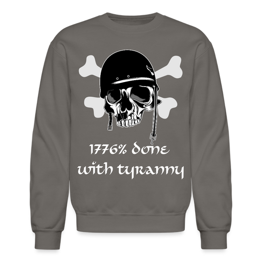 1776 Revolution Crewneck Sweatshirt - asphalt gray
