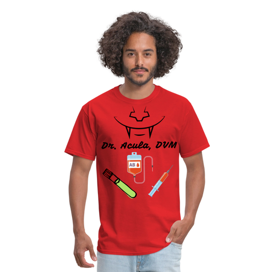 Dr. Acula Unisex Classic T-Shirt - red