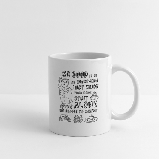 Introvert Coffee/Tea Mug - white