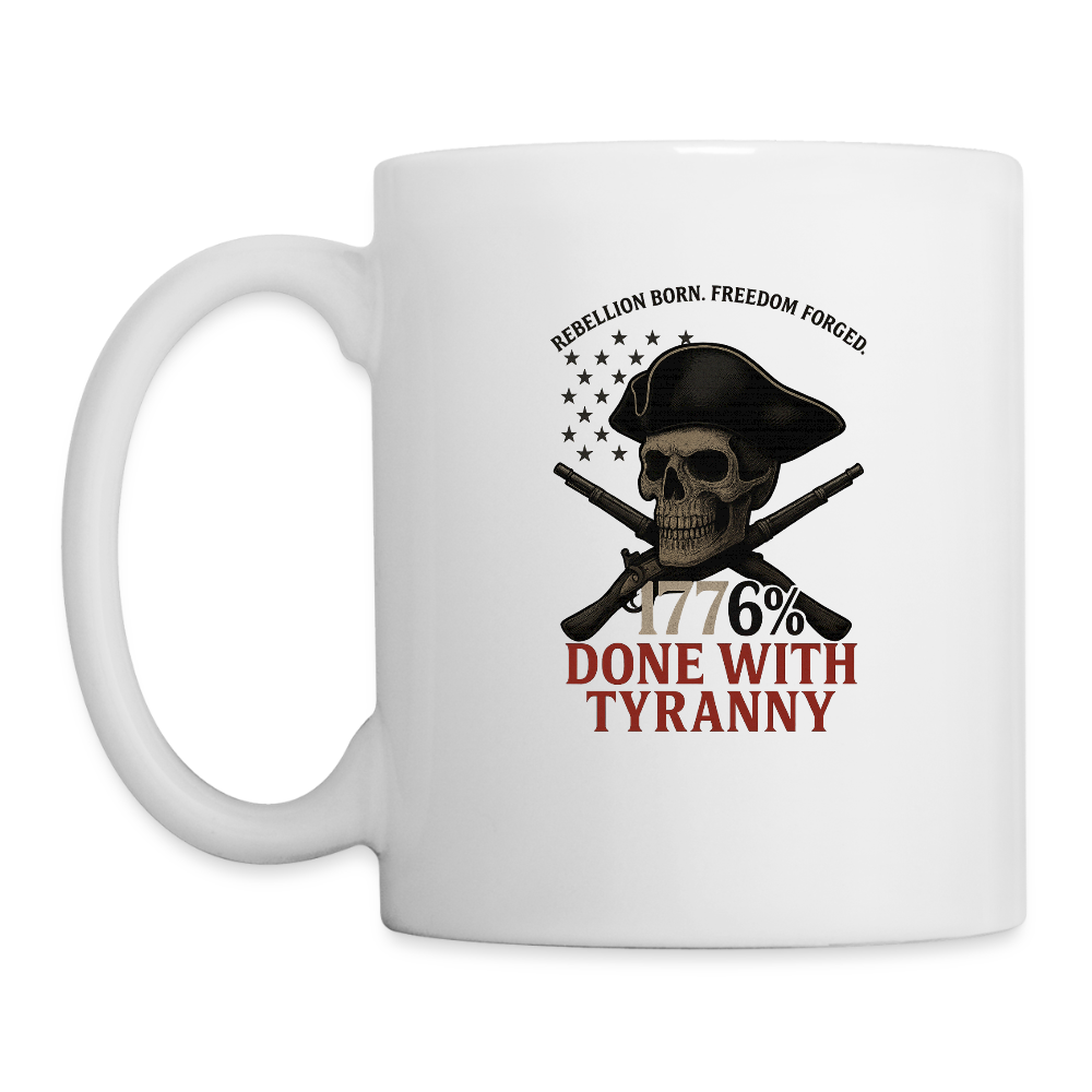 No Chains Just Liberty Coffee/Tea Mug - white