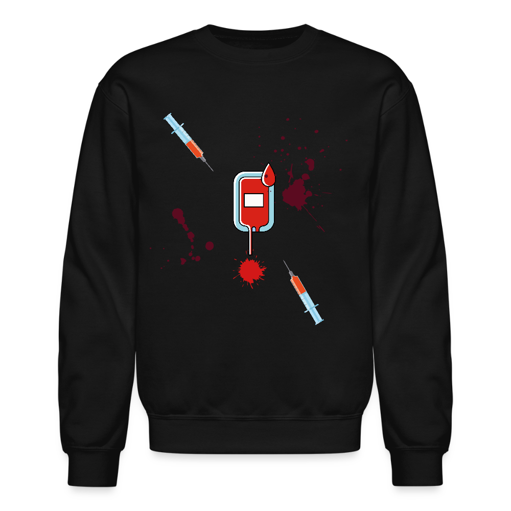 Vet Vampire Crewneck Sweatshirt - black