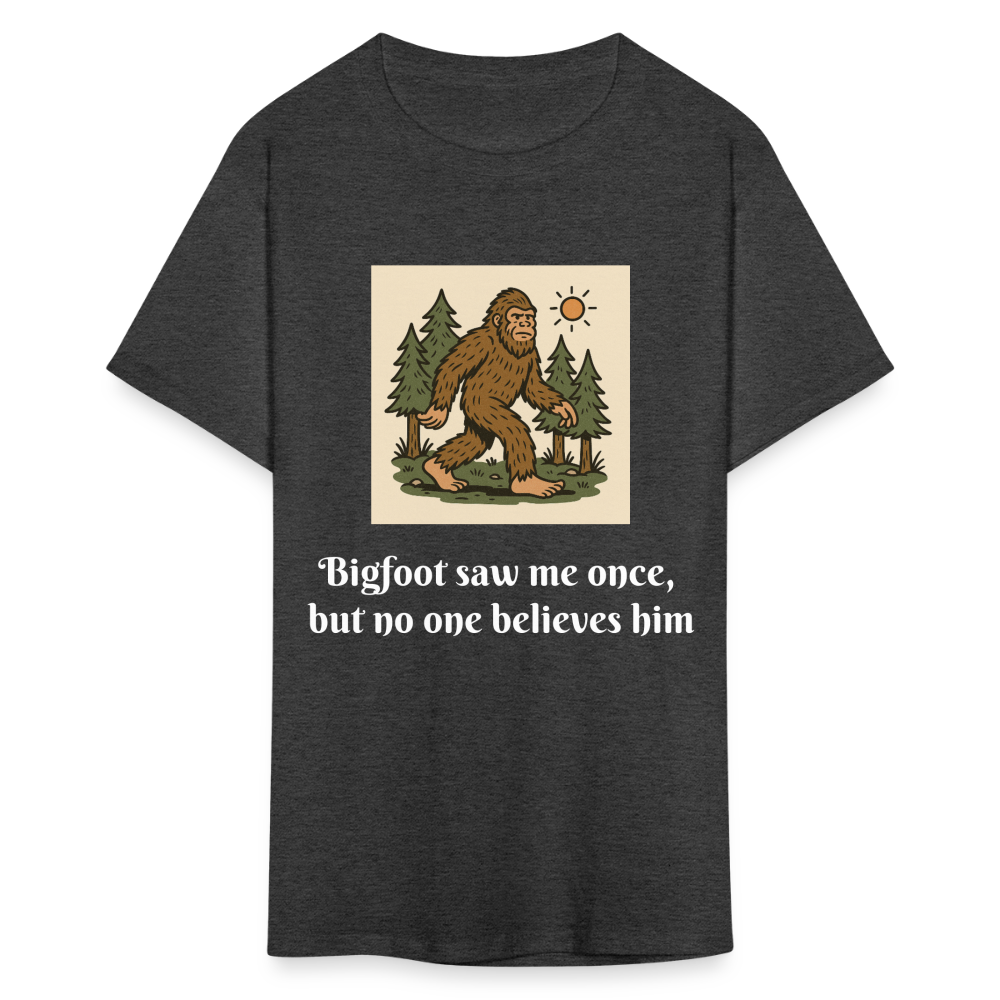 Bigfoot Saw Me Unisex Classic T-Shirt - heather black