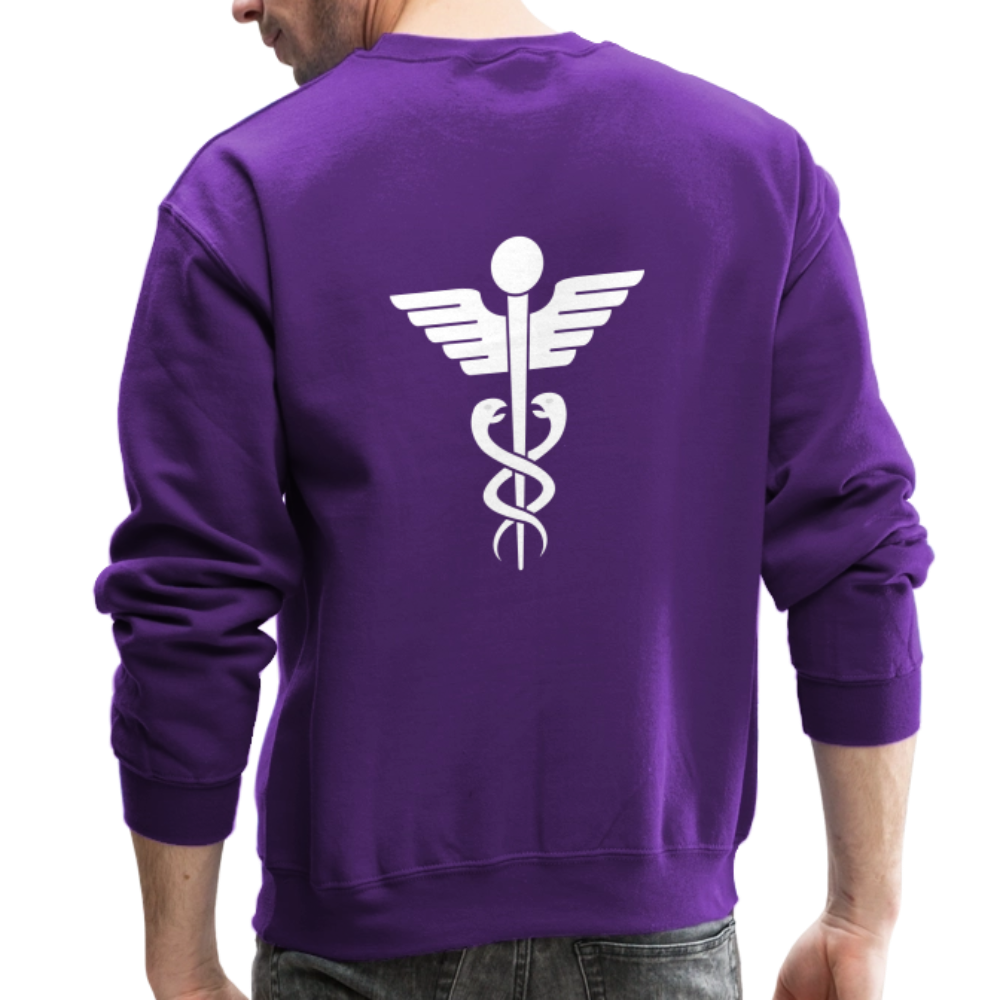 Vet Vampire Crewneck Sweatshirt - purple