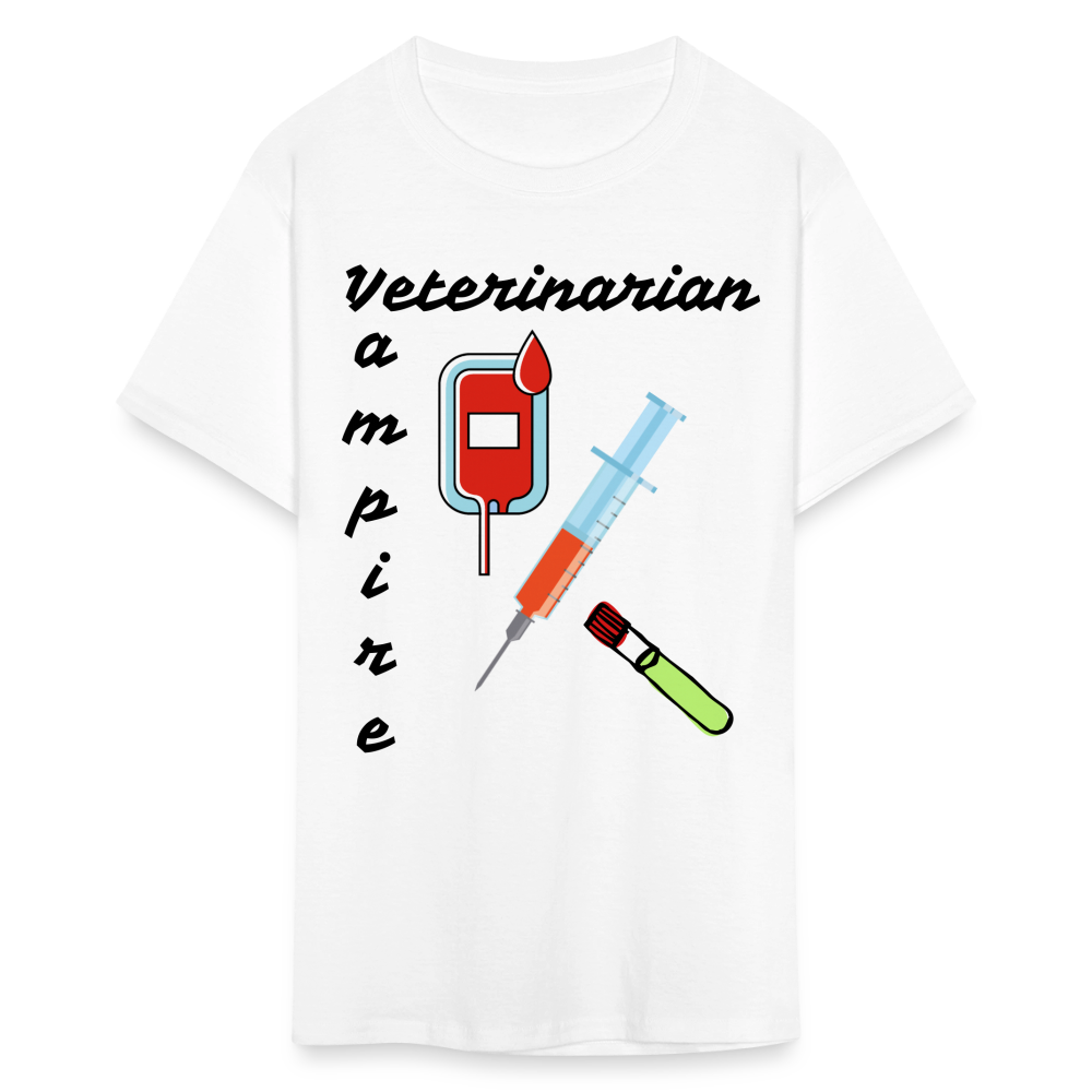 Veterinarian Vampire Unisex Classic T-Shirt - white