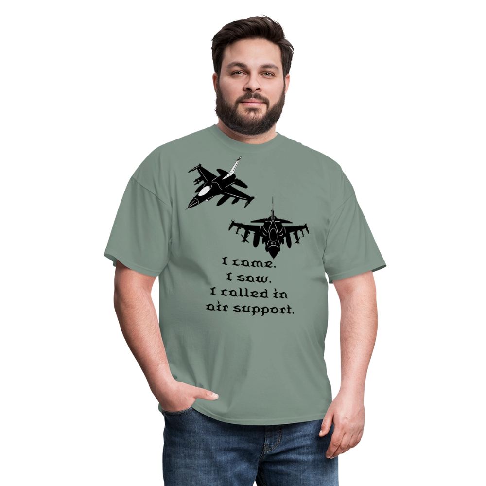 I Came I Saw Unisex Classic T-Shirt - sage