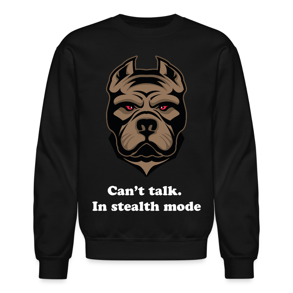 Can't Talk Unisex Crewneck Sweatshirt - black