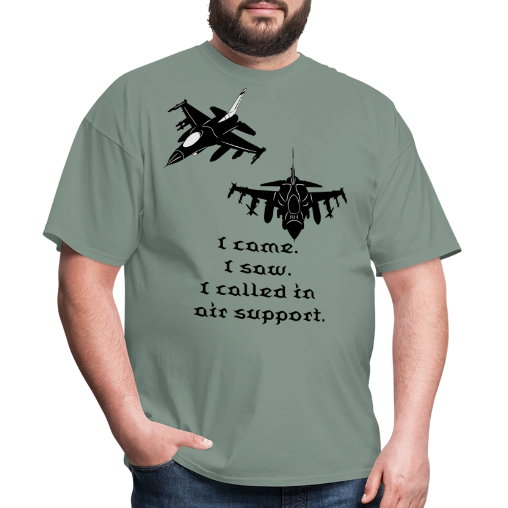 I Came I Saw Unisex Classic T-Shirt - sage
