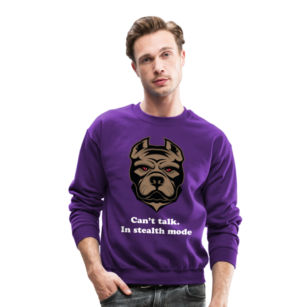 Can't Talk Unisex Crewneck Sweatshirt - purple