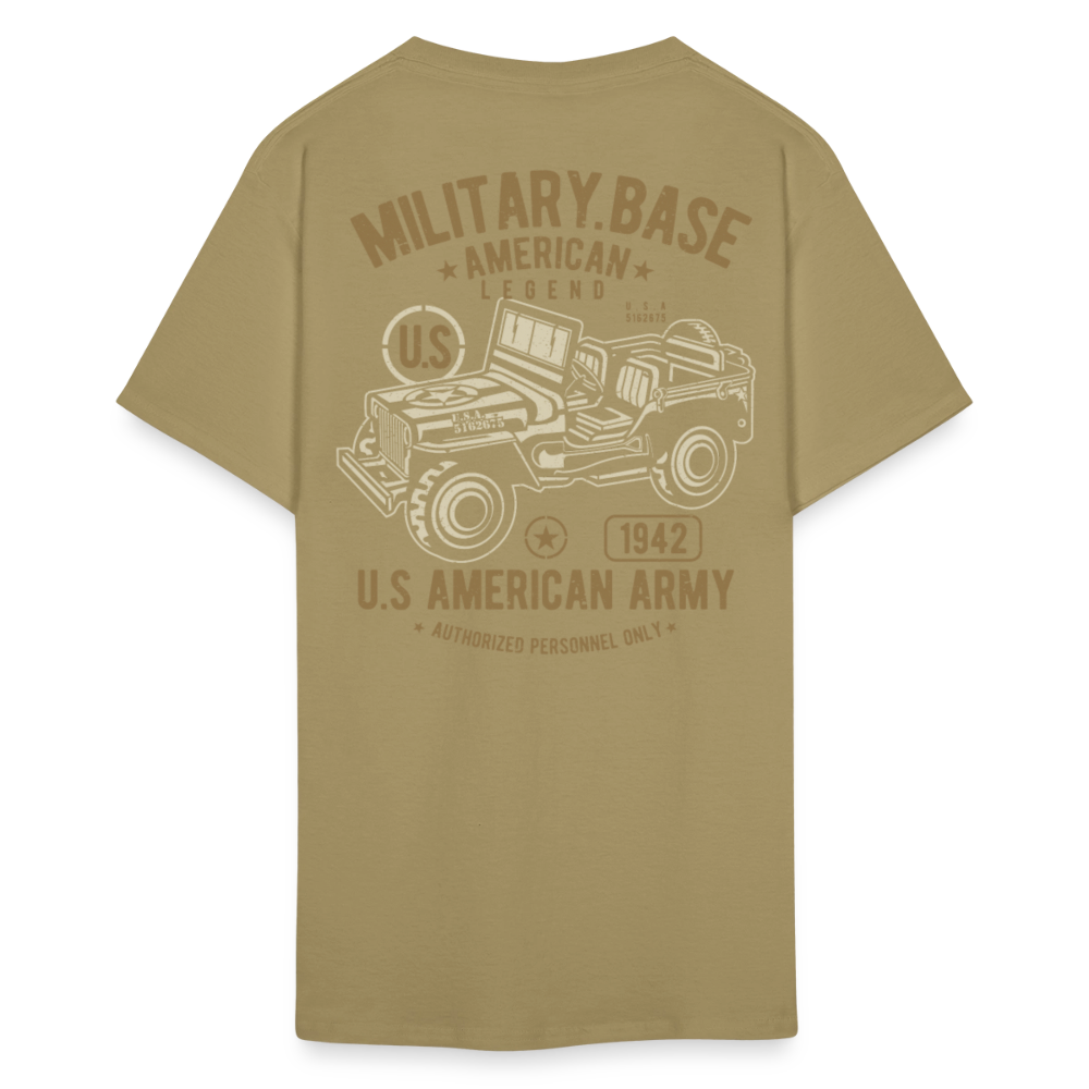 This We'll Defend Army Back Design Unisex Classic T-Shirt - khaki