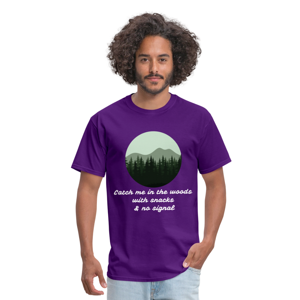 Hiking Unisex Classic T-Shirt - purple