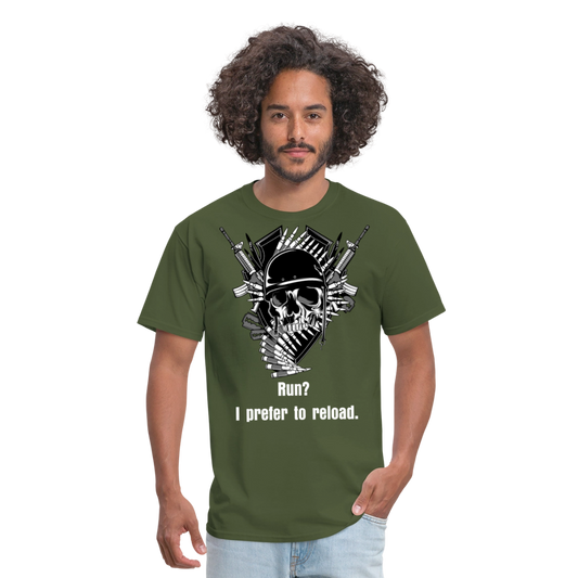 Run I Prefer Reload Unisex Classic T-Shirt - military green