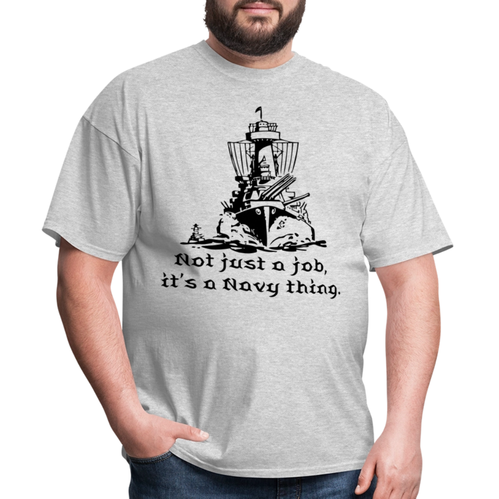 It's A Navy Thing Unisex Classic T-Shirt - heather gray