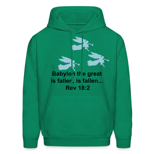 Men's Hoodie - kelly green