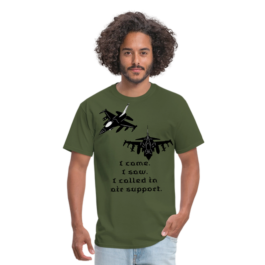 I Came I Saw Unisex Classic T-Shirt - military green