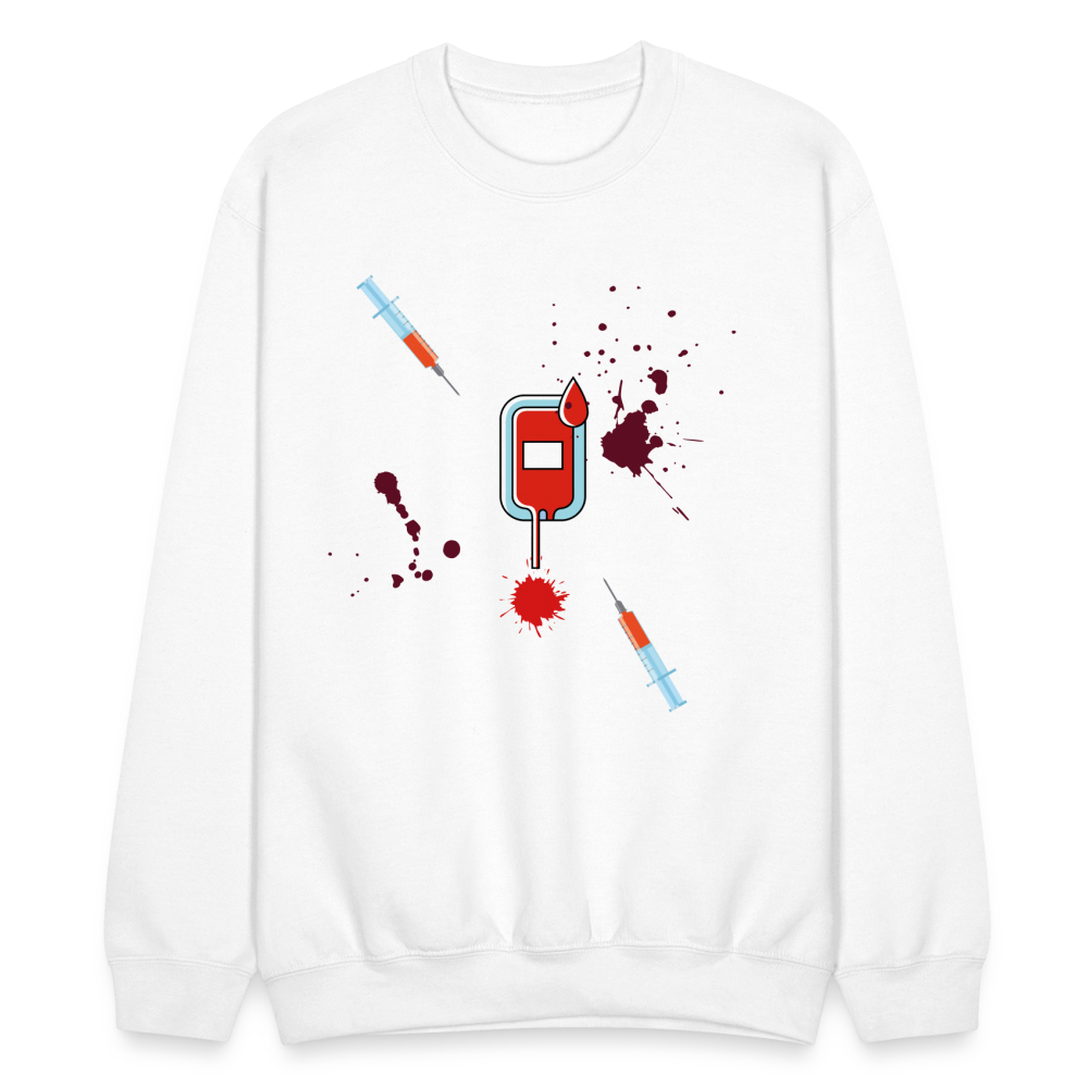 Vet Vampire Crewneck Sweatshirt - white