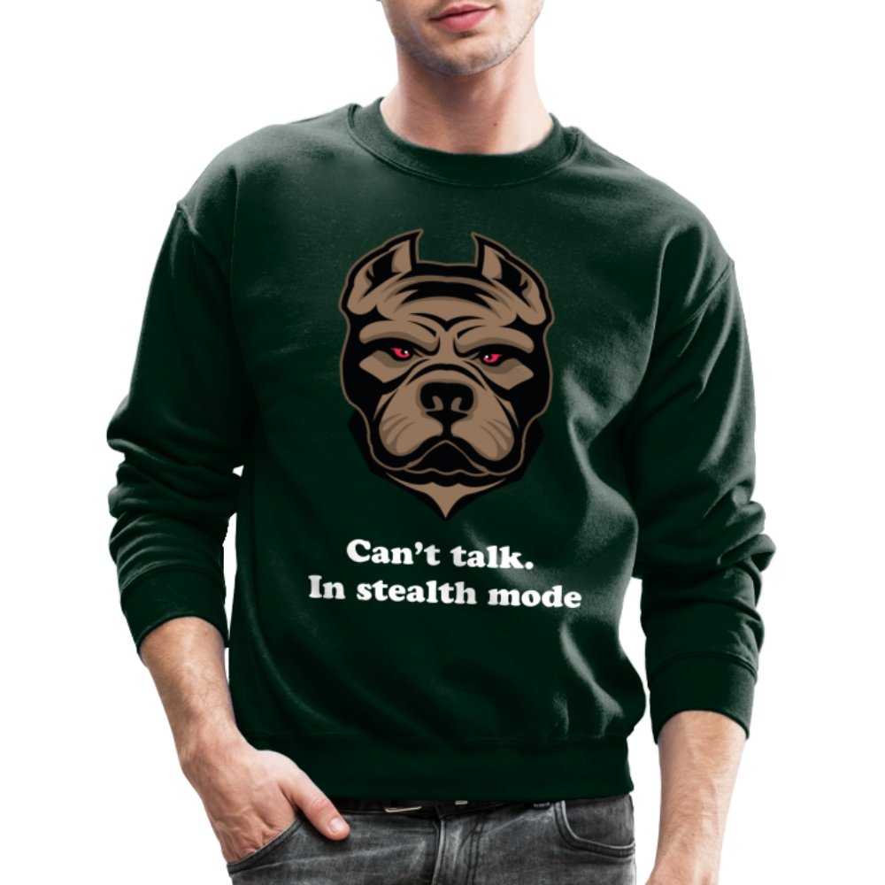 Can't Talk Unisex Crewneck Sweatshirt - forest green