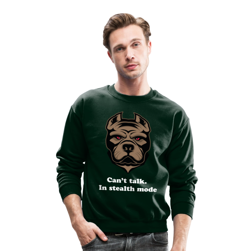 Can't Talk Unisex Crewneck Sweatshirt - forest green
