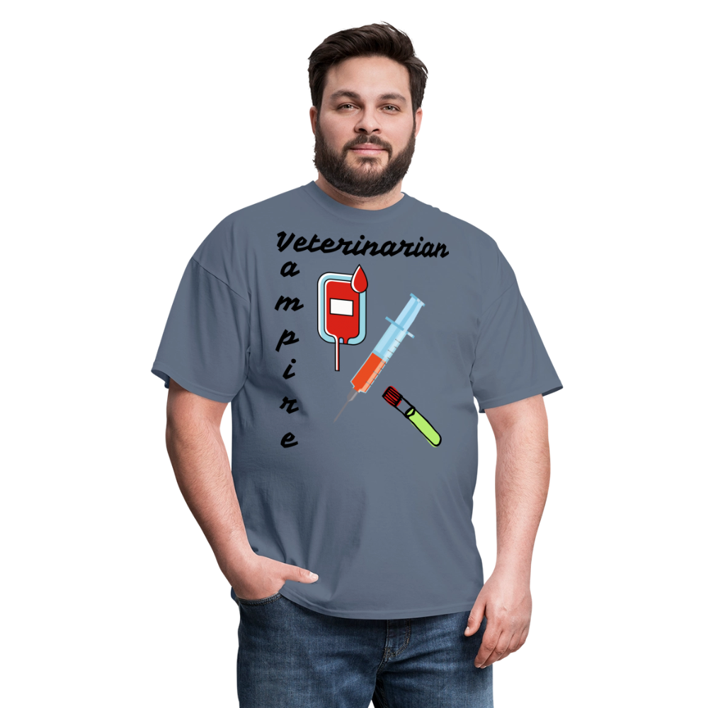 Veterinarian Vampire Unisex Classic T-Shirt - denim