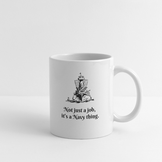 It's A Navy Thing Coffee/Tea Mug - white