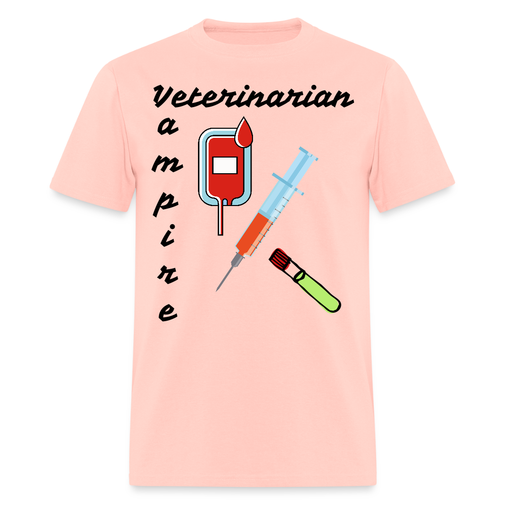 Veterinarian Vampire Unisex Classic T-Shirt - blush pink 