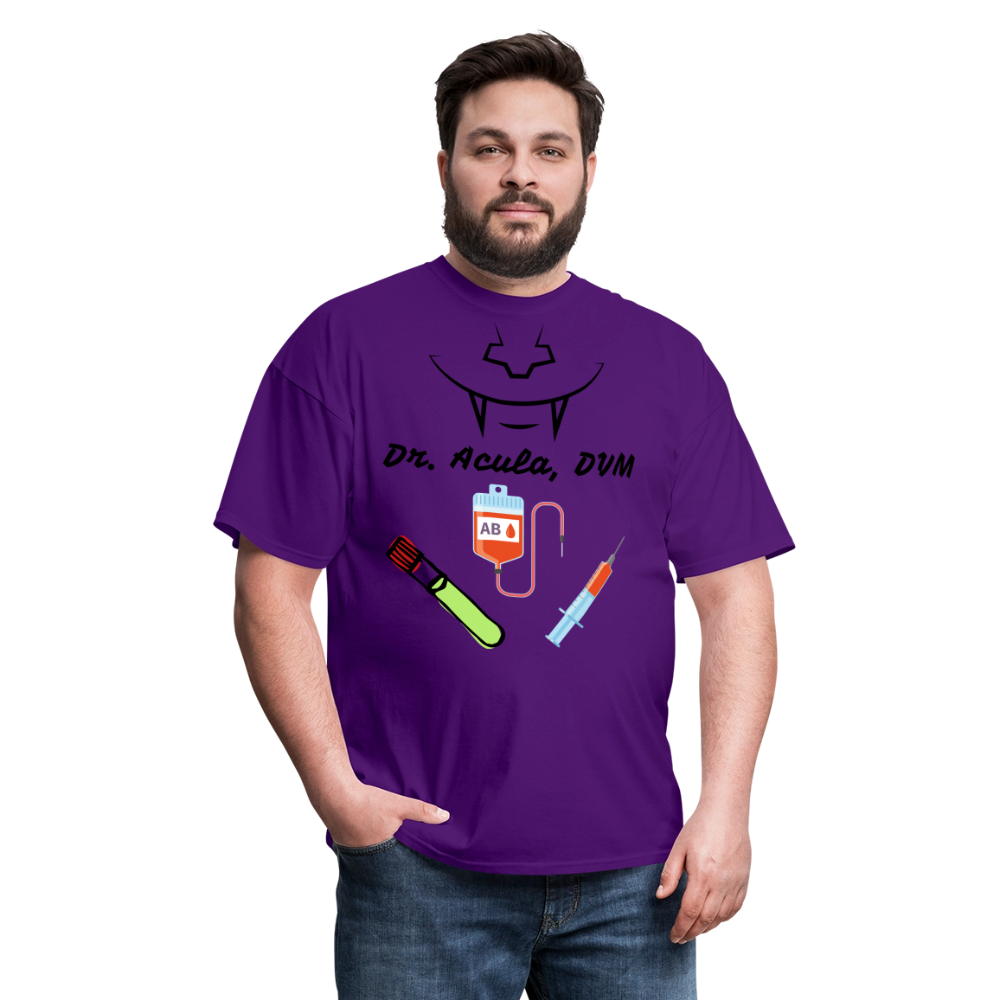 Dr. Acula Unisex Classic T-Shirt - purple