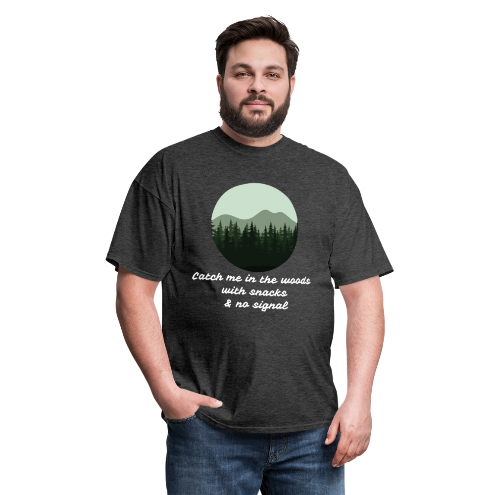 Hiking Unisex Classic T-Shirt - heather black