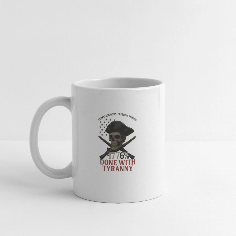 No Chains Just Liberty Coffee/Tea Mug - white