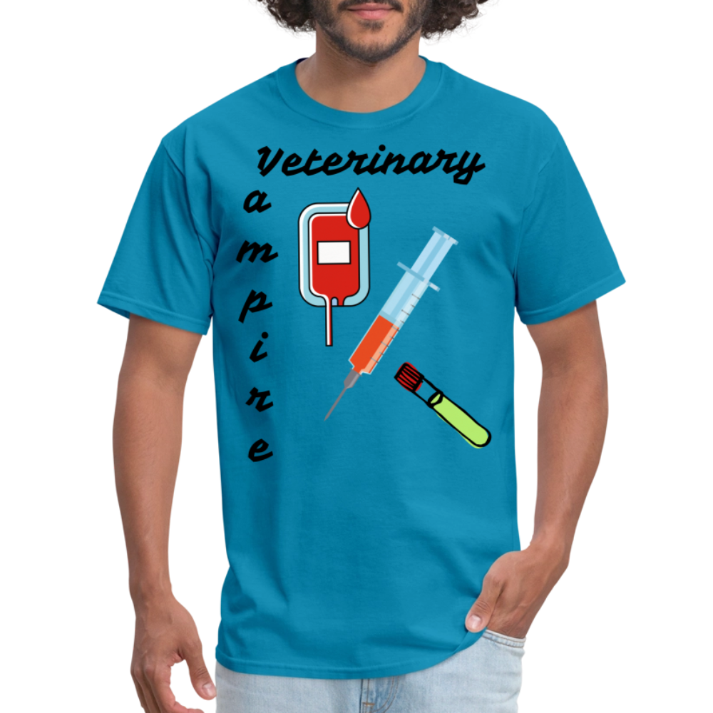 Veterinary Vampire Unisex Classic T-Shirt - turquoise