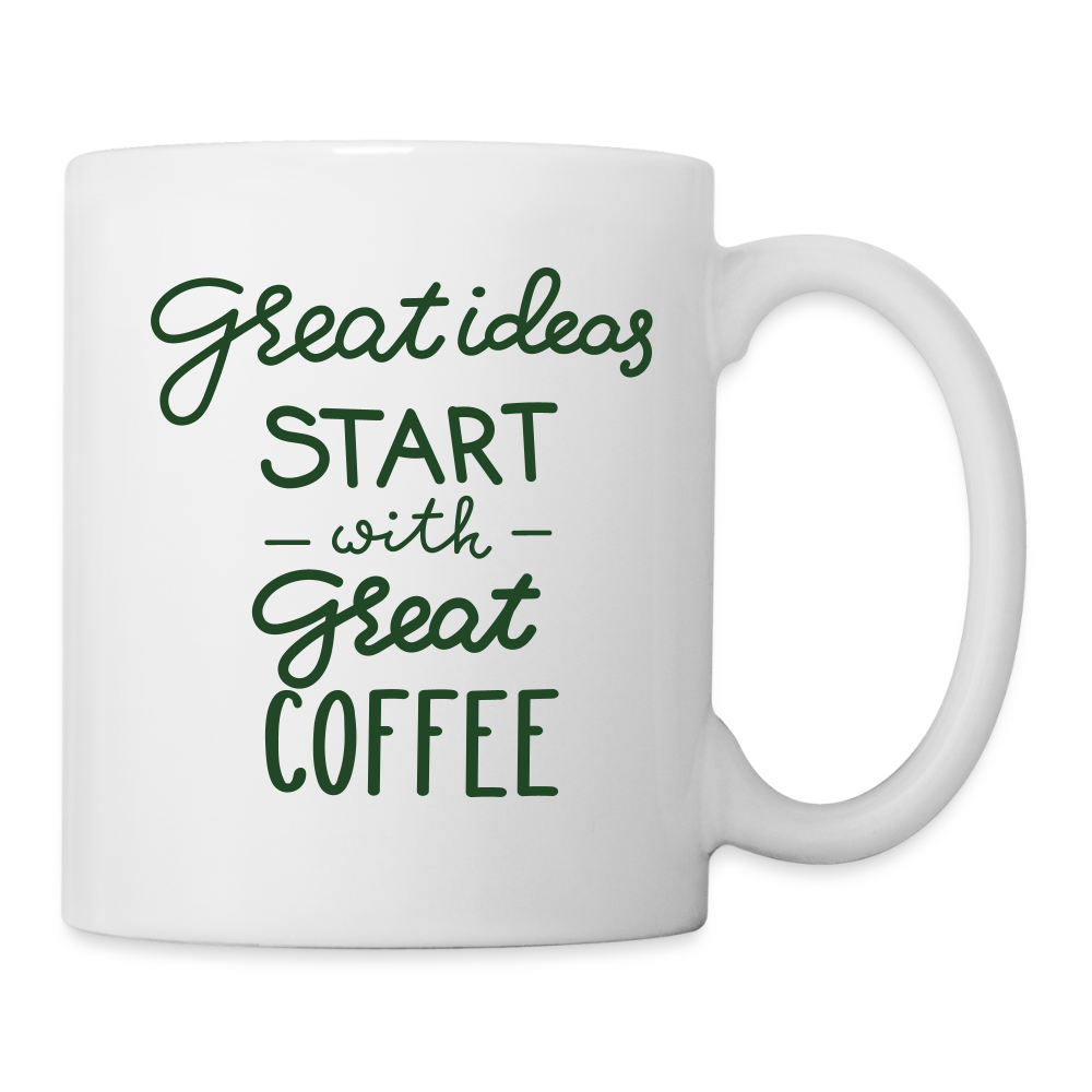 Great Ideas Coffee/Tea Mug - white