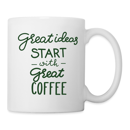 Great Ideas Coffee/Tea Mug - white