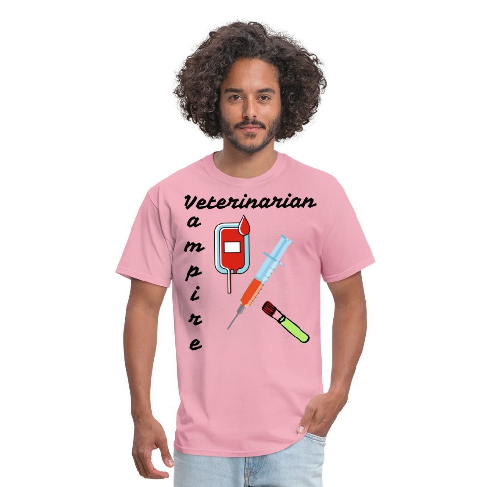 Veterinarian Vampire Unisex Classic T-Shirt - pink