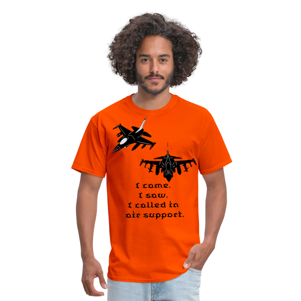 I Came I Saw Unisex Classic T-Shirt - orange