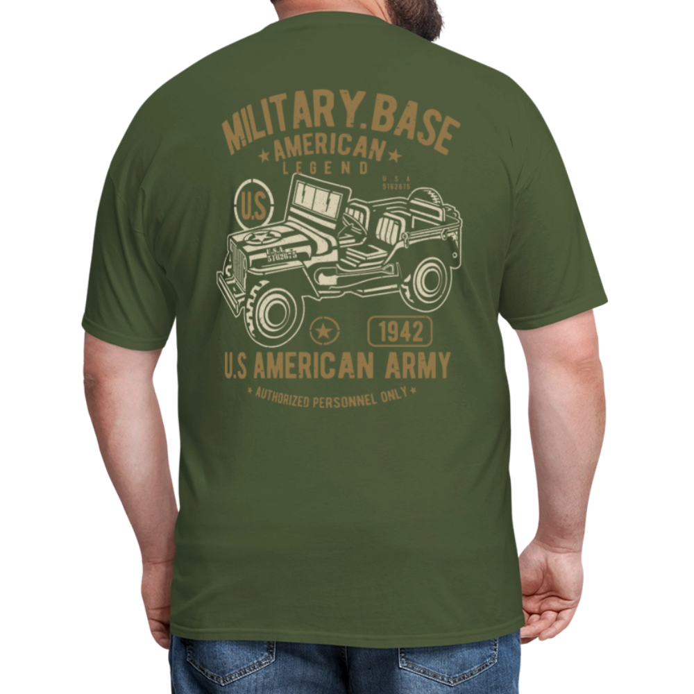 This We'll Defend Army Back Design Unisex Classic T-Shirt - military green