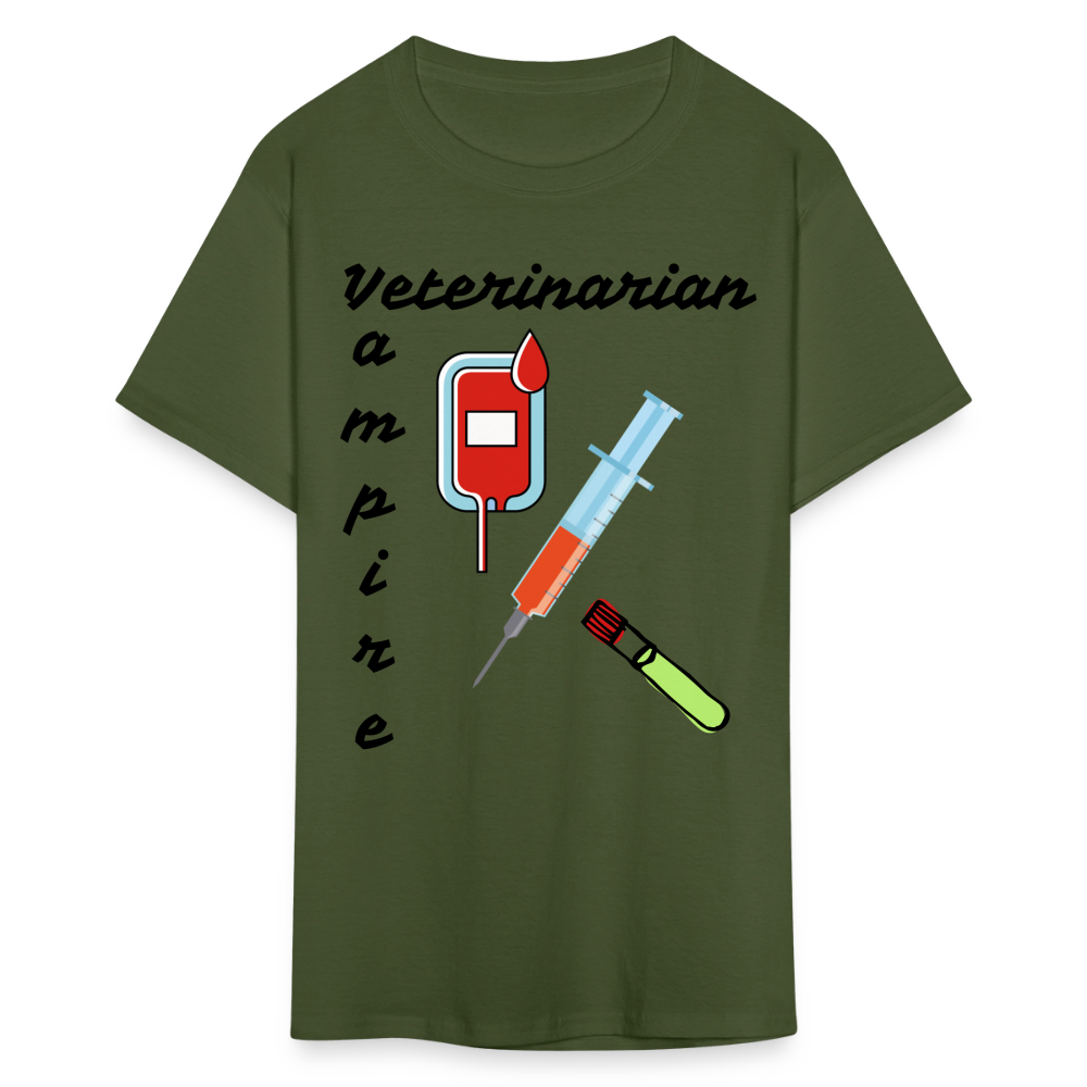 Veterinarian Vampire Unisex Classic T-Shirt - military green
