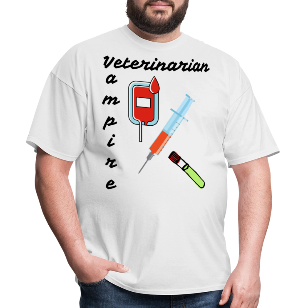 Veterinarian Vampire Unisex Classic T-Shirt - white